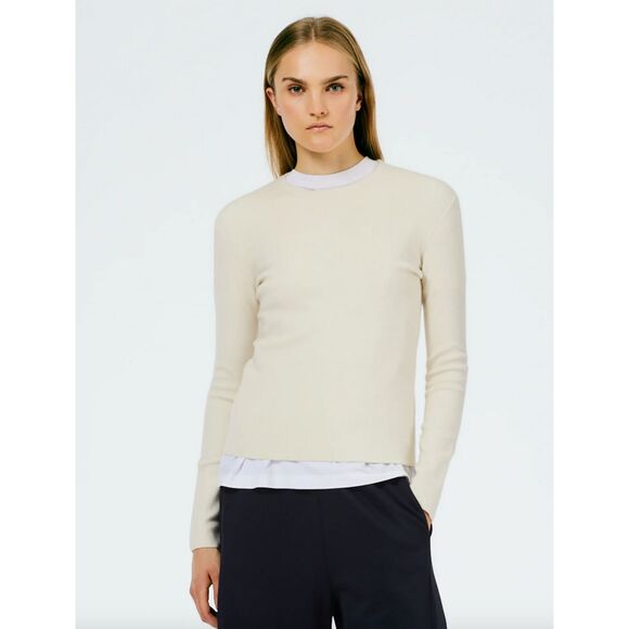 Tibi Sweaters - Tibi NWT Double Faced Cashmere Mini Long Sleeve Pullover